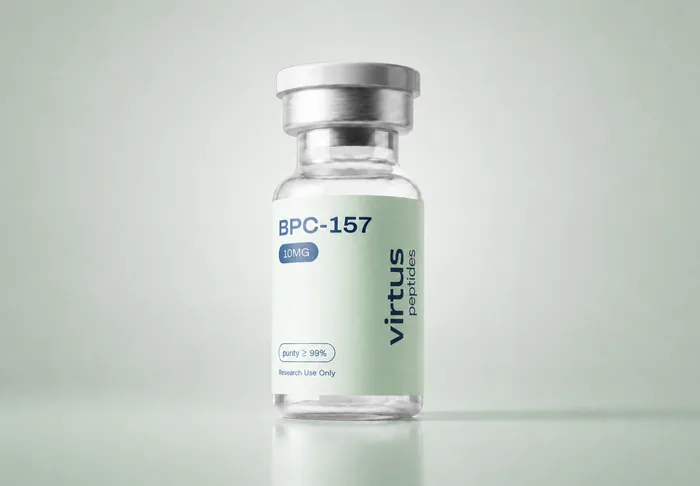 Virtus Peptides BPC-157 vial label