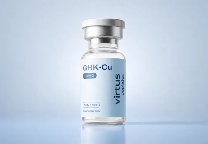 Virtus Peptides GHK-Cu vial label