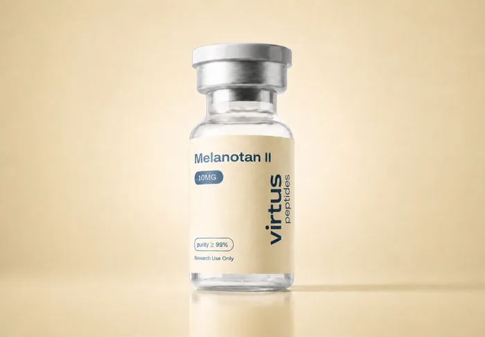 Virtus Peptides Melanotan II vial label