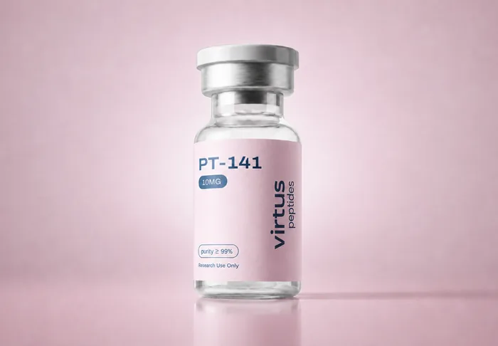 Virtus Peptides PT-141 vial label