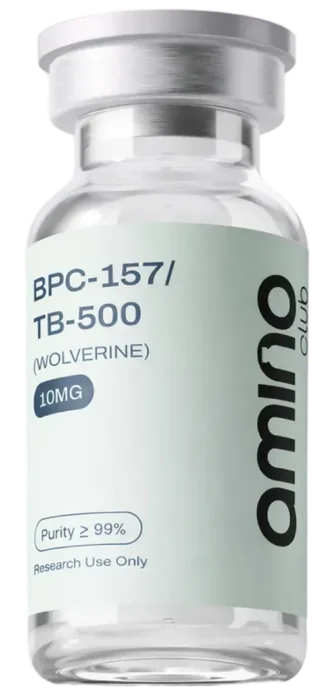 Amino Club Wolverine blend vial label