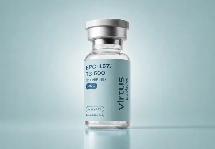Virtus Peptides Wolverine blend vial label